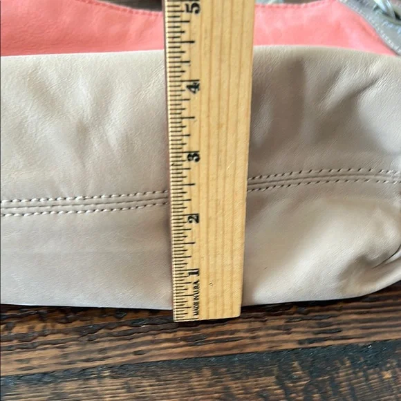 The Sak Pink and Tan Shoulder Bag with Braided Strap - Picture 3 of 14